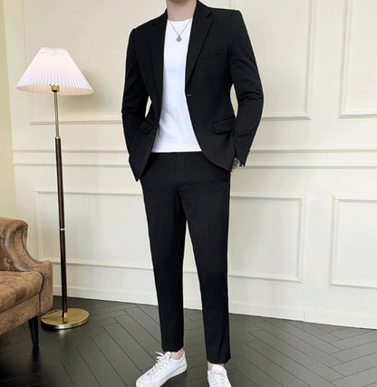Modern Slim Fit Two-Piece Suit for Men