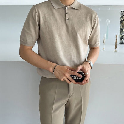Lightweight Slim Fit Polo Shirt for Men