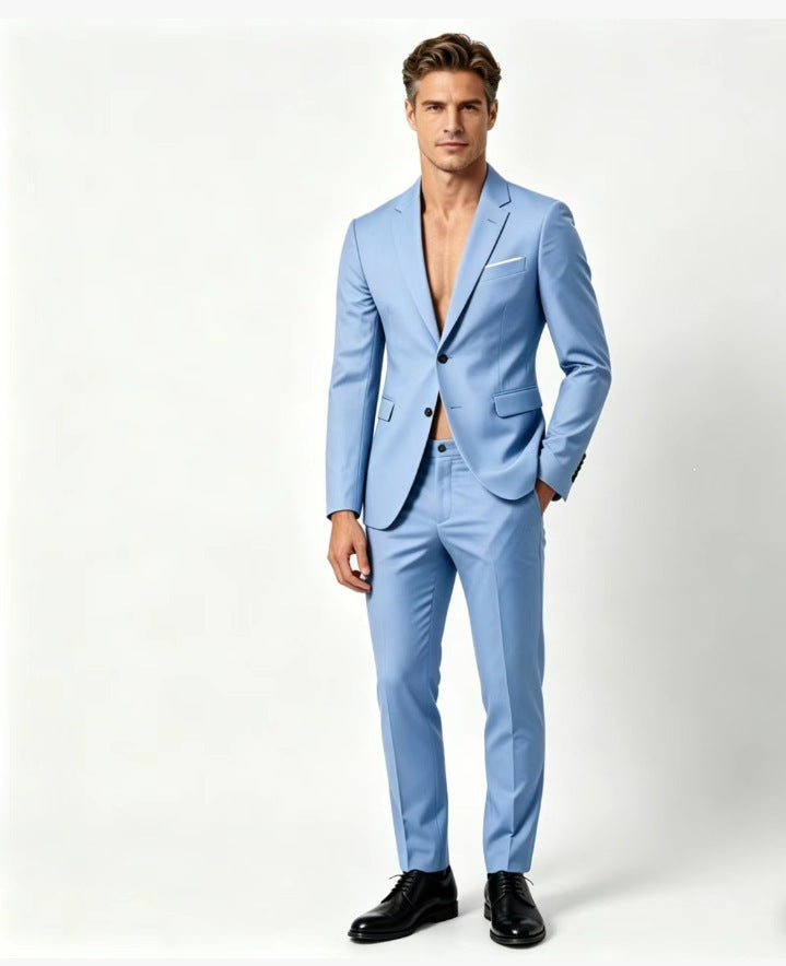 Modern Slim Fit Blazer & Trouser Set