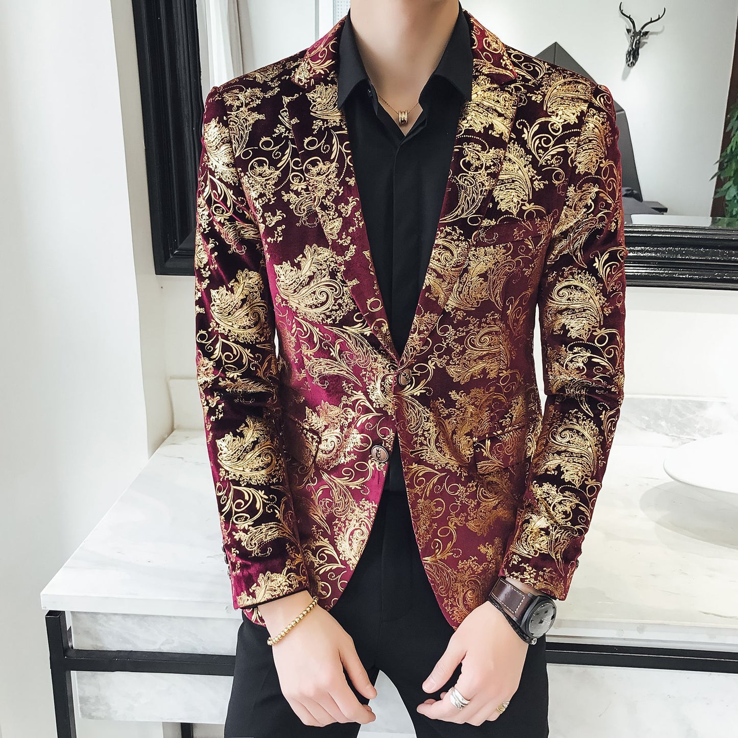 Modern Casual Suit Set for Men