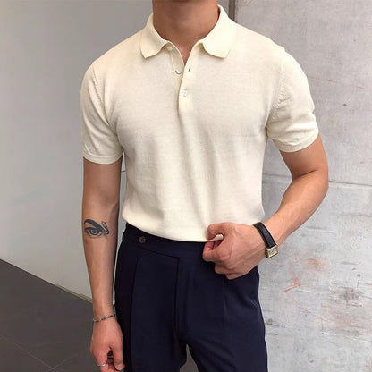 Lightweight Slim Fit Polo Shirt for Men