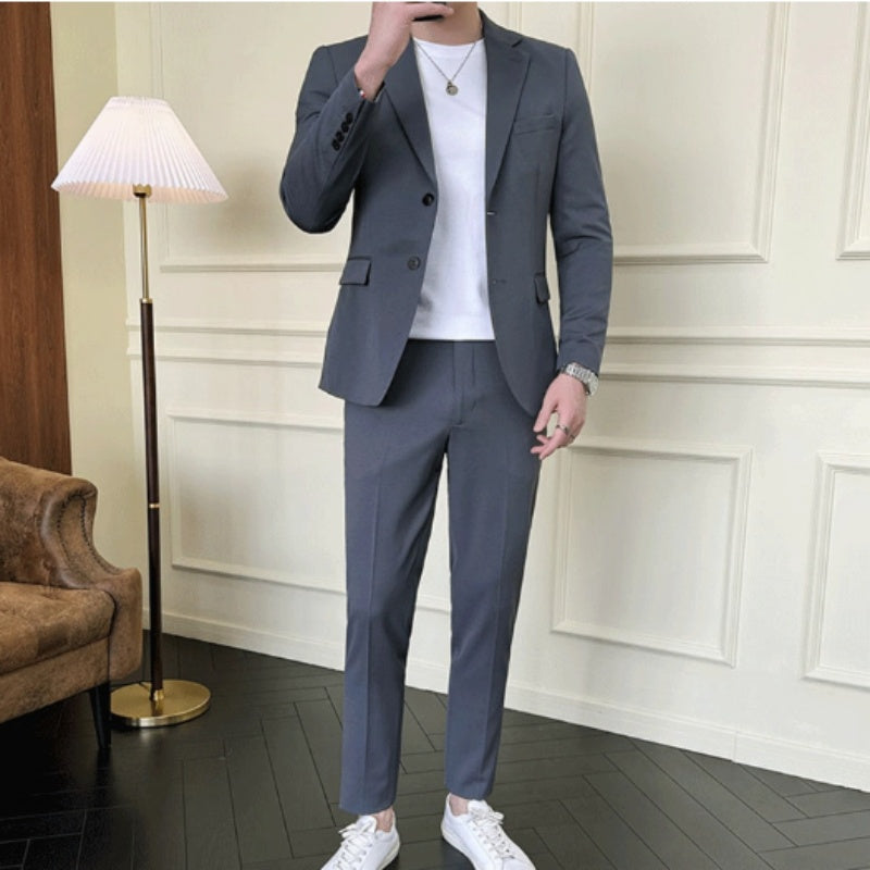 Modern Slim Fit Two-Piece Suit for Men