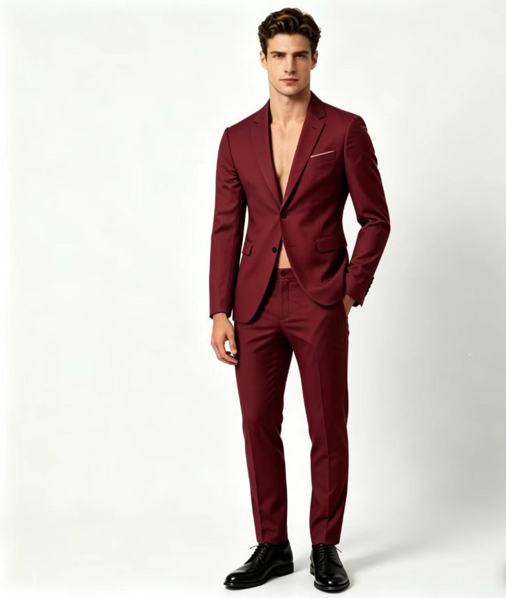 Modern Slim Fit Blazer & Trouser Set